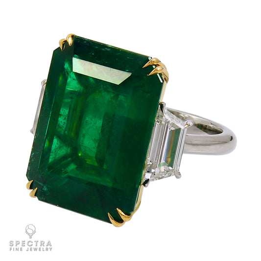Spectra Fine Jewelry 18.38 ct. Emerald Cocktail Ring