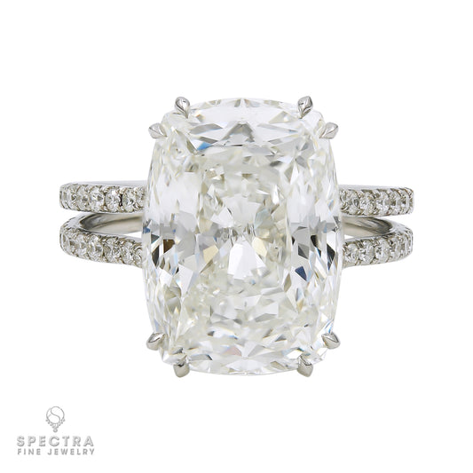 Spectra Fine Jewelry 8.86ct Cushion Diamond Engagement Ring