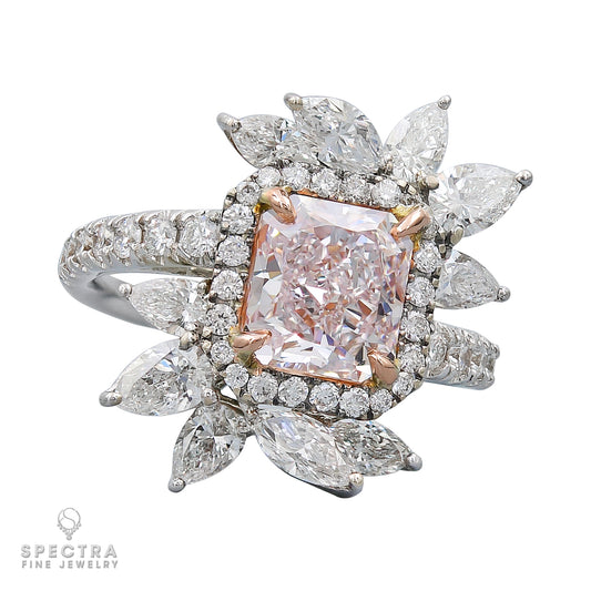 Spectra Fine Jewelry GIA Certified 2.63 Carat Pink Diamond Cocktail Ring