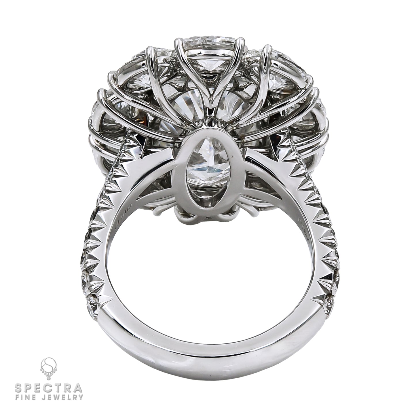 Spectra Fine Jewelry 8.91ct Oval Diamond Ring