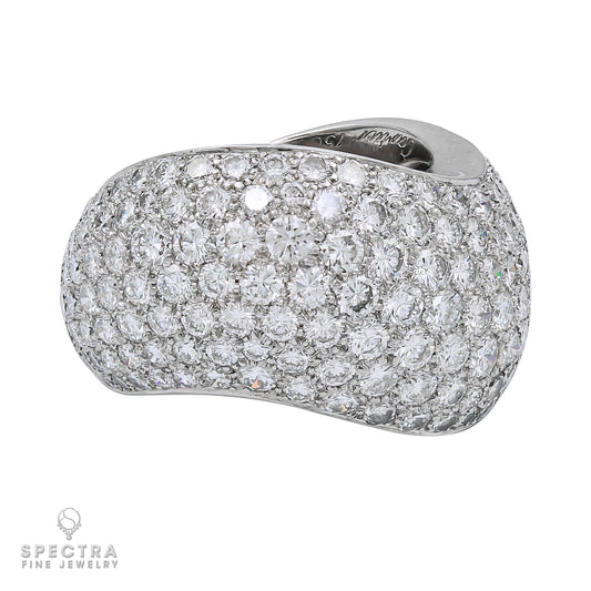 Cartier Diamond Demi Bombe Ring