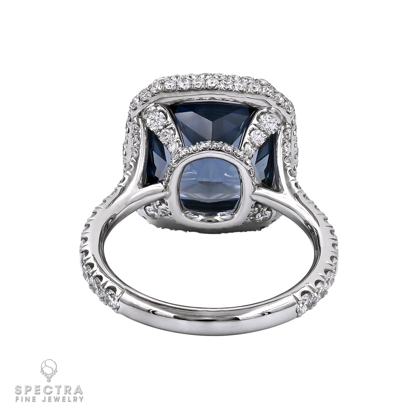 Spectra Fine Jewelry 8.46-Carat Ceylon Cobalt Blue Spinel Ring