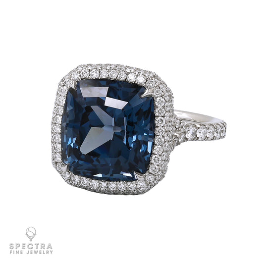 Spectra Fine Jewelry 8.46-Carat Ceylon Cobalt Blue Spinel Ring