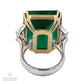 Spectra Fine Jewelry 34.73 ct. Zambian Emerald Cocktail Engagement Ring