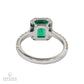 Spectra Fine Jewelry 1.47ct Colombian Emerald Diamond Ring
