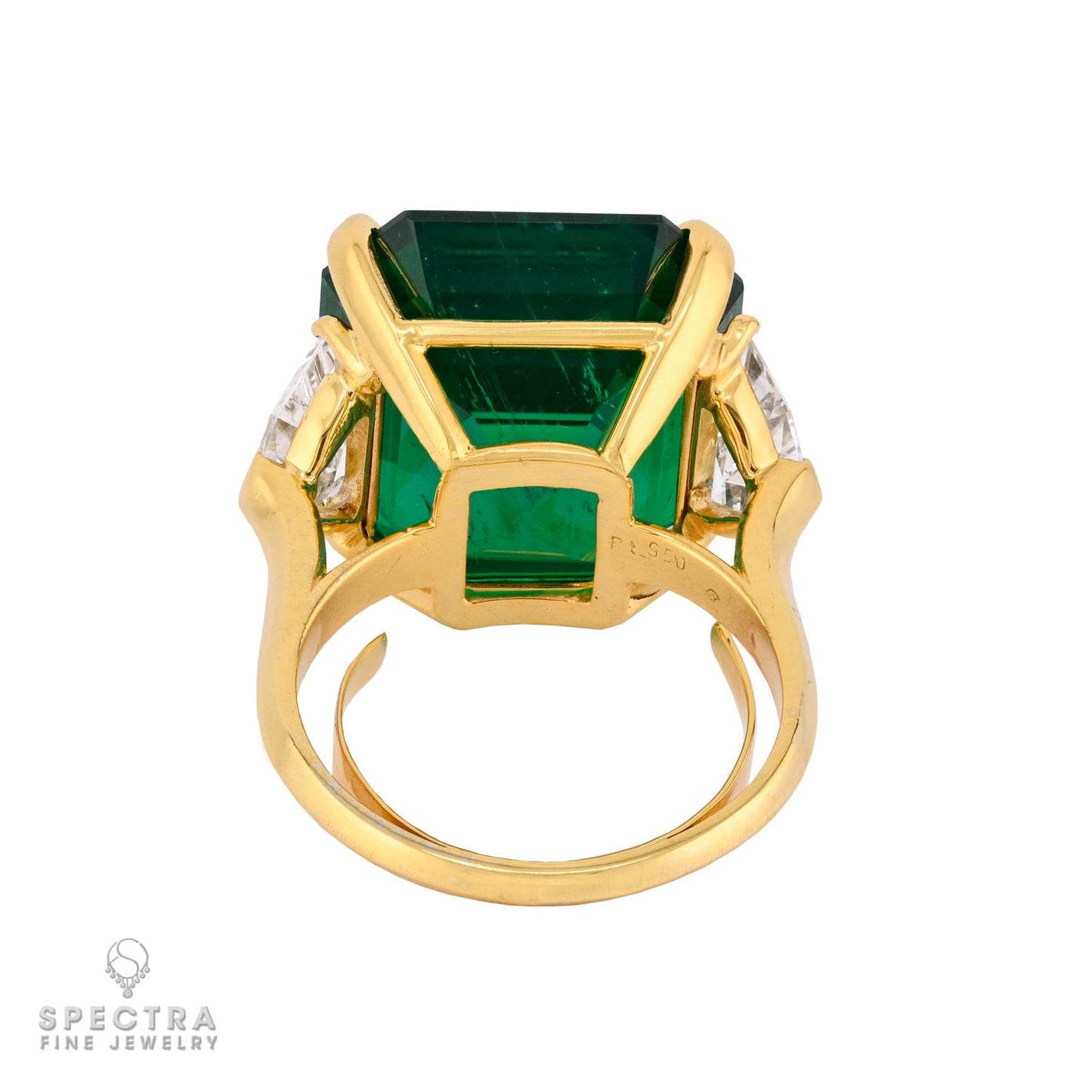 17.34 ct. Colombian Emerald & Diamond Ring