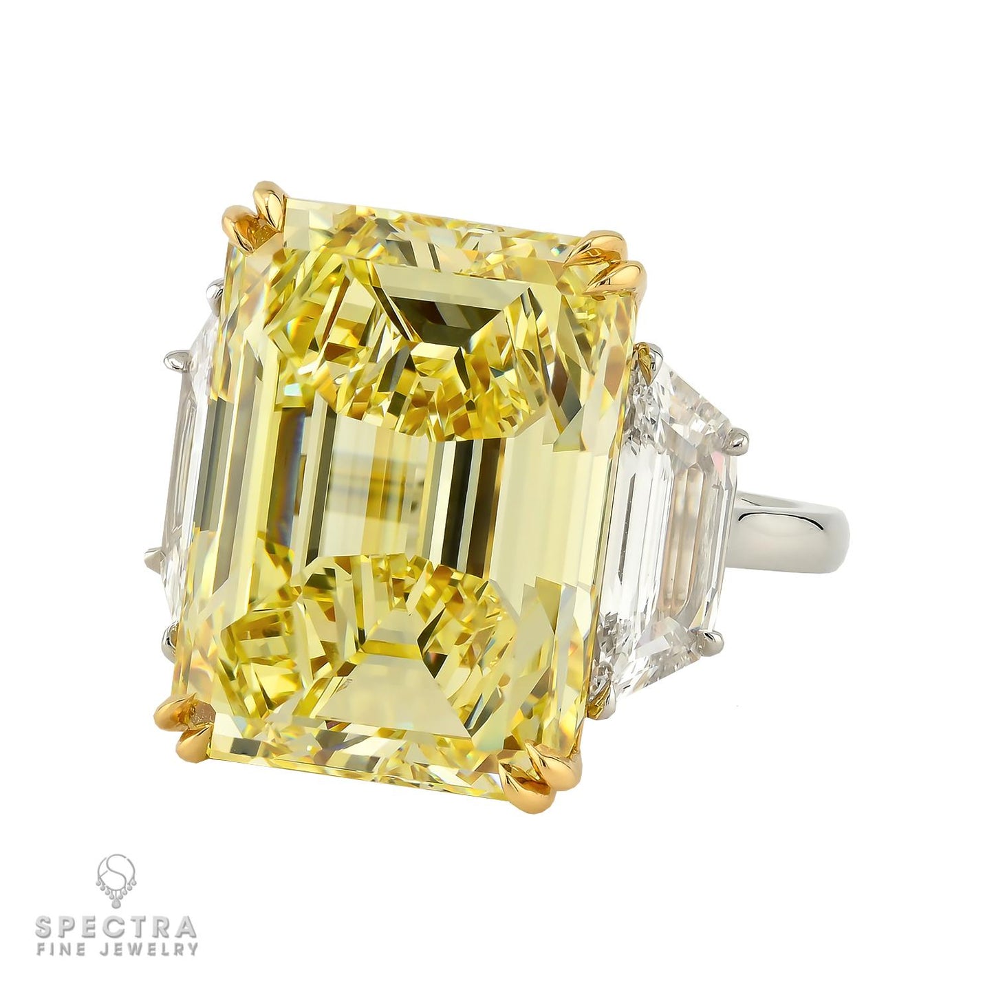 20.02ct Fancy Intense Yellow Diamond Ring |Spectra Fine Jewelry