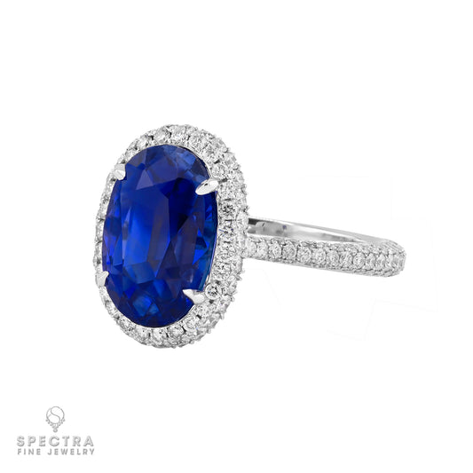 5.38 ct. Ceylon No Heat Sapphire Ring - Spectra Fine Jewelry