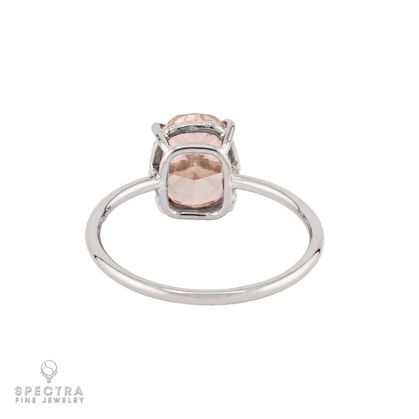 2.31 ct. Fancy Brownish Orangy Pink Diamond Ring in Platinum