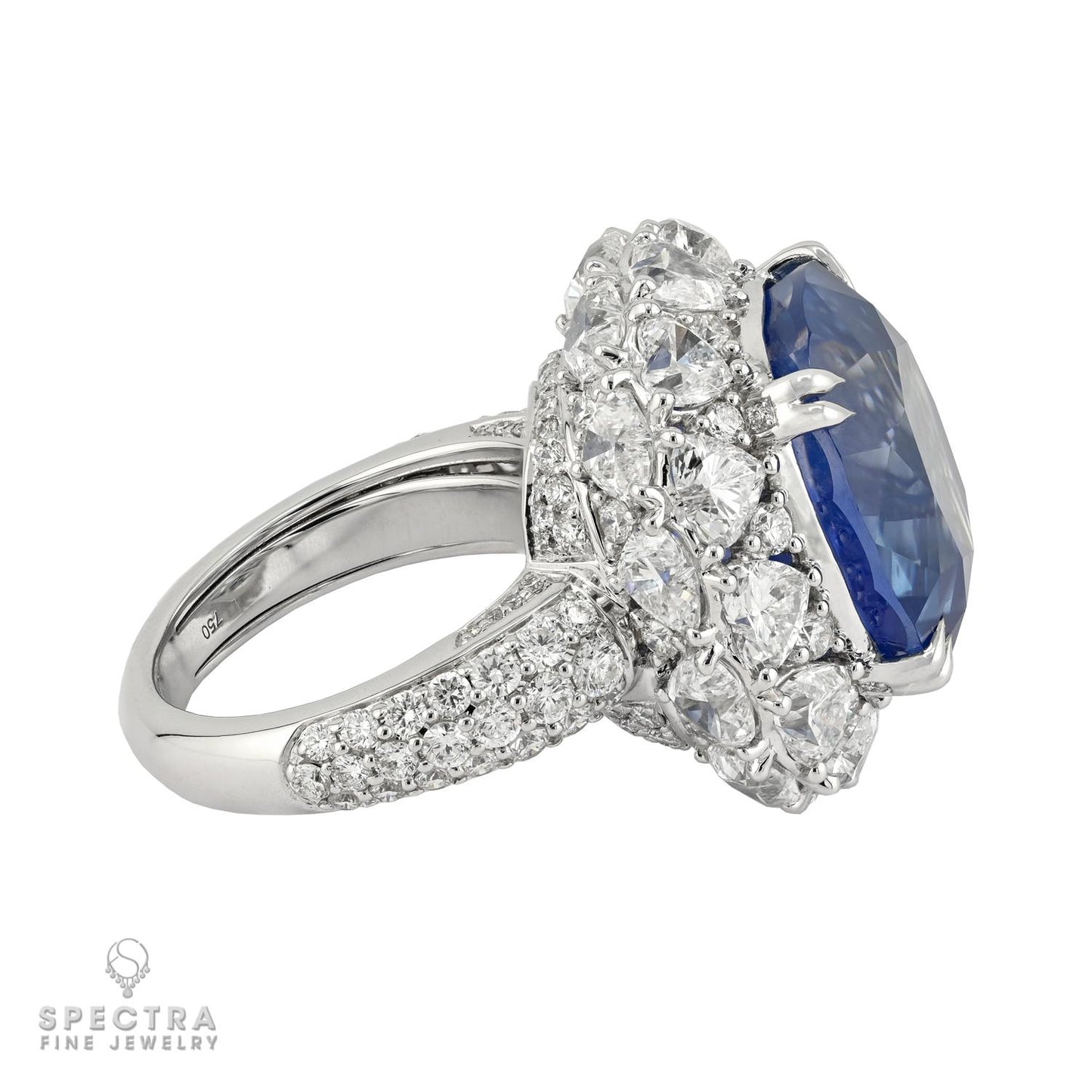 Spectra Fine Jewelry 20.35 ct. Kashmir Sapphire & Diamond Ring