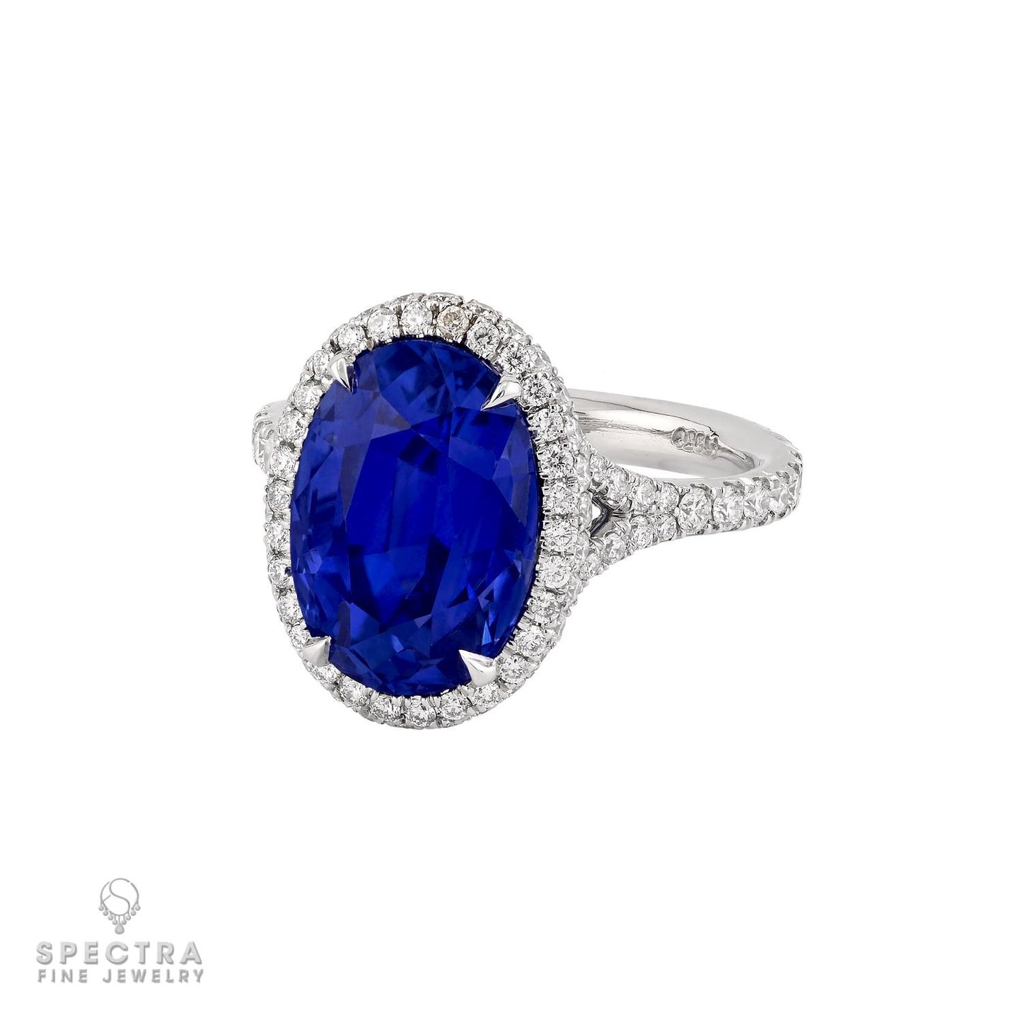 Spectra 8.0 ct. Ceylon Royal Blue Sapphire Ring
