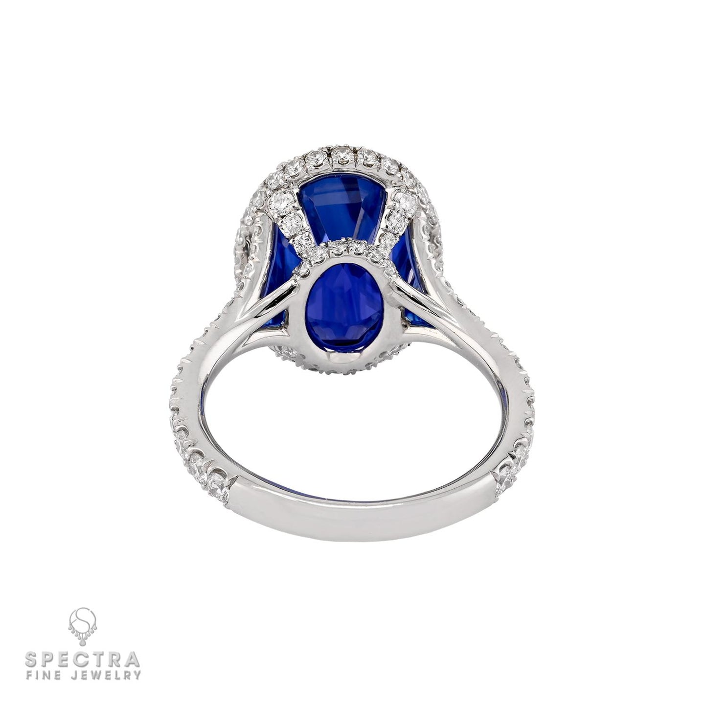 Spectra 8.0 ct. Ceylon Royal Blue Sapphire Ring