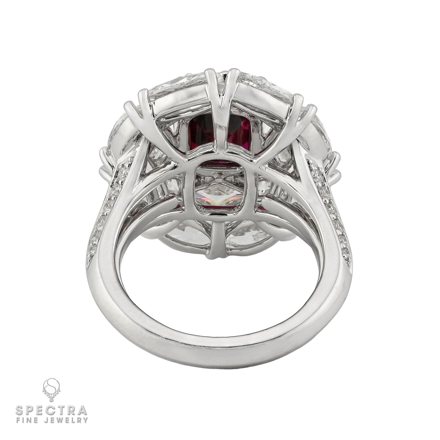 Spectra Fine Jewelry 3.15ct Thai Ruby & Diamond Ring