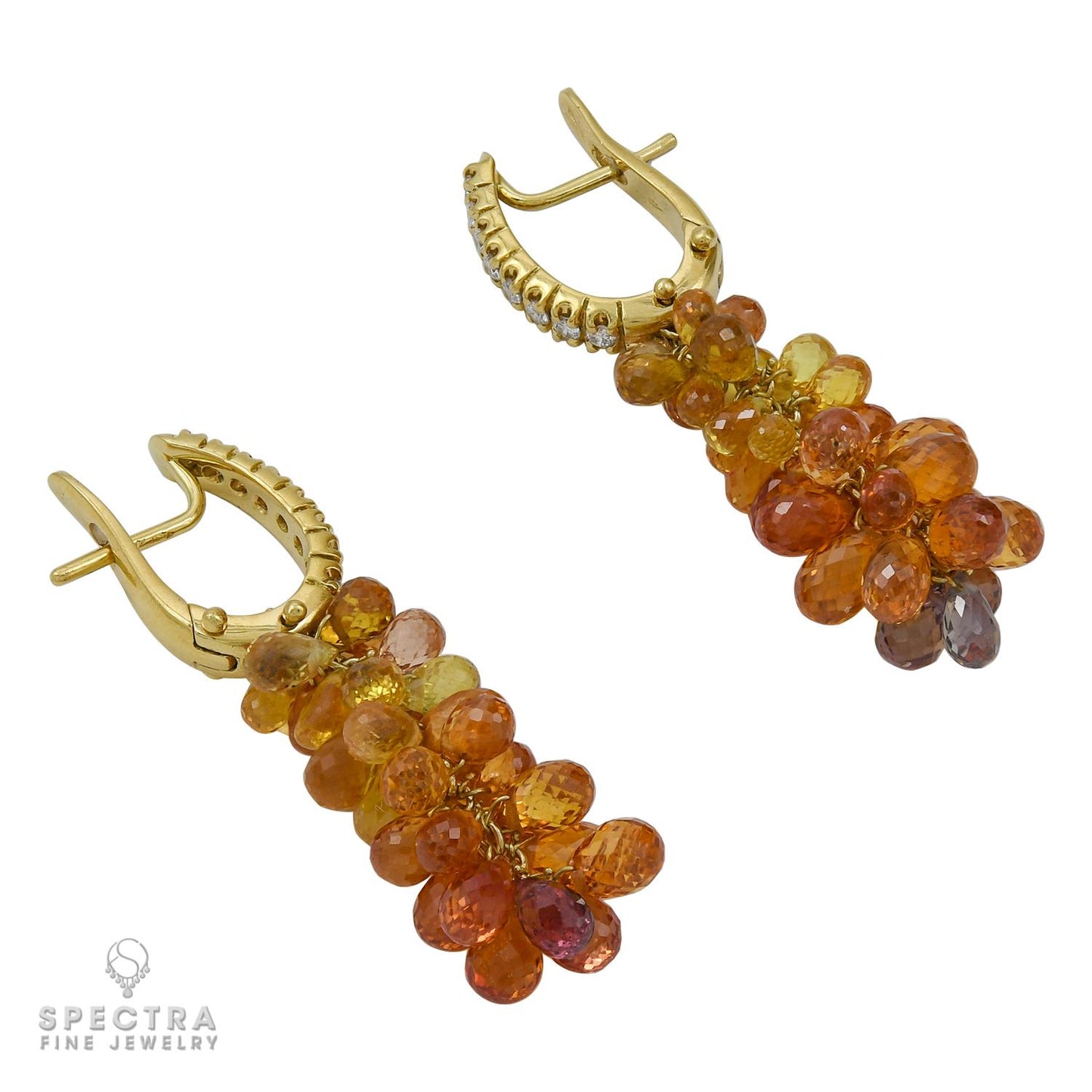 Adamas Milano Diamond Necklace Drop Earrings Demi Parure Suite