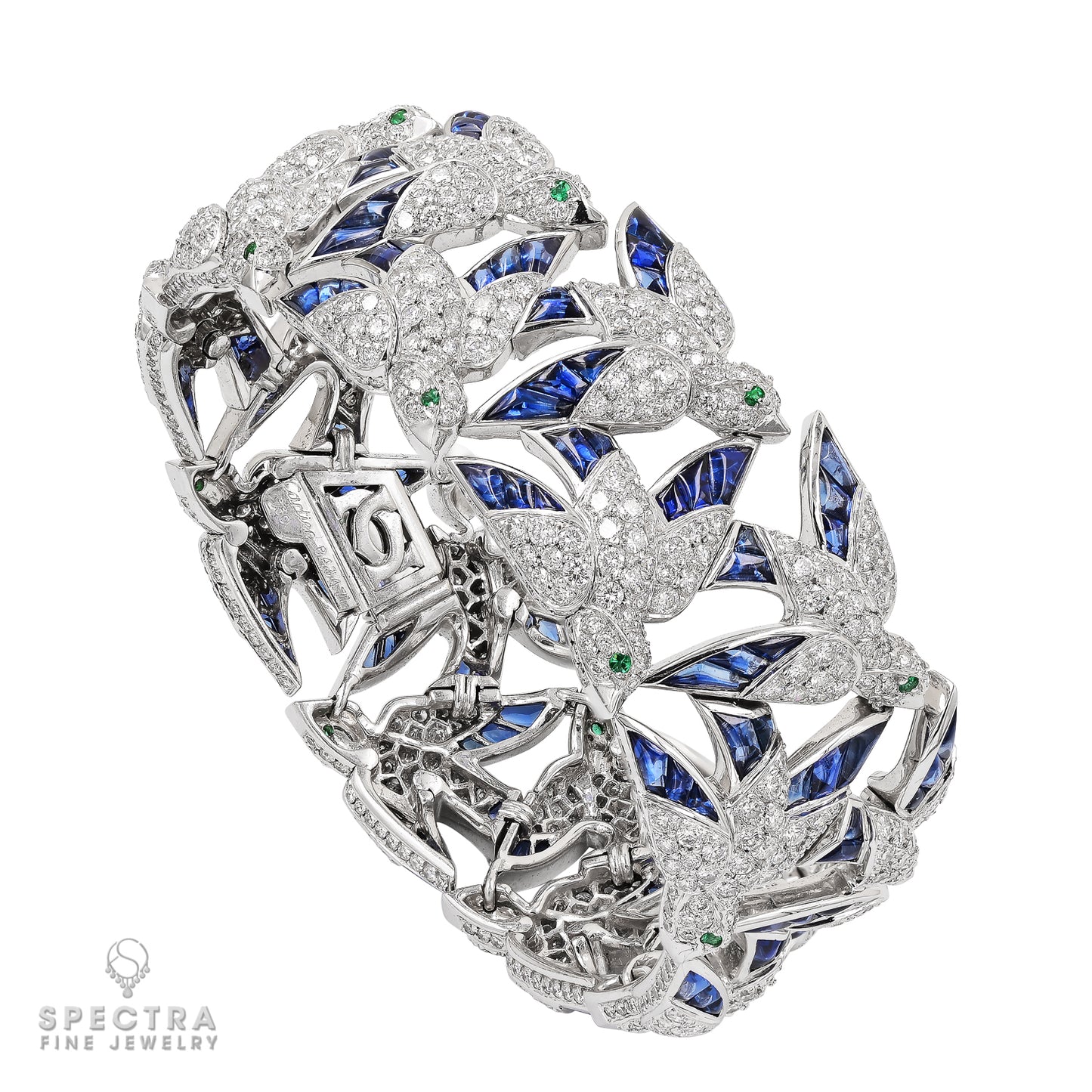 Cartier 'Les Oiseaux Liberees' Sapphire Diamond Suite