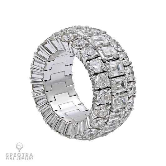 Spectra Fine Jewelry 11.13 Carat Emerald Cut Diamond Ring