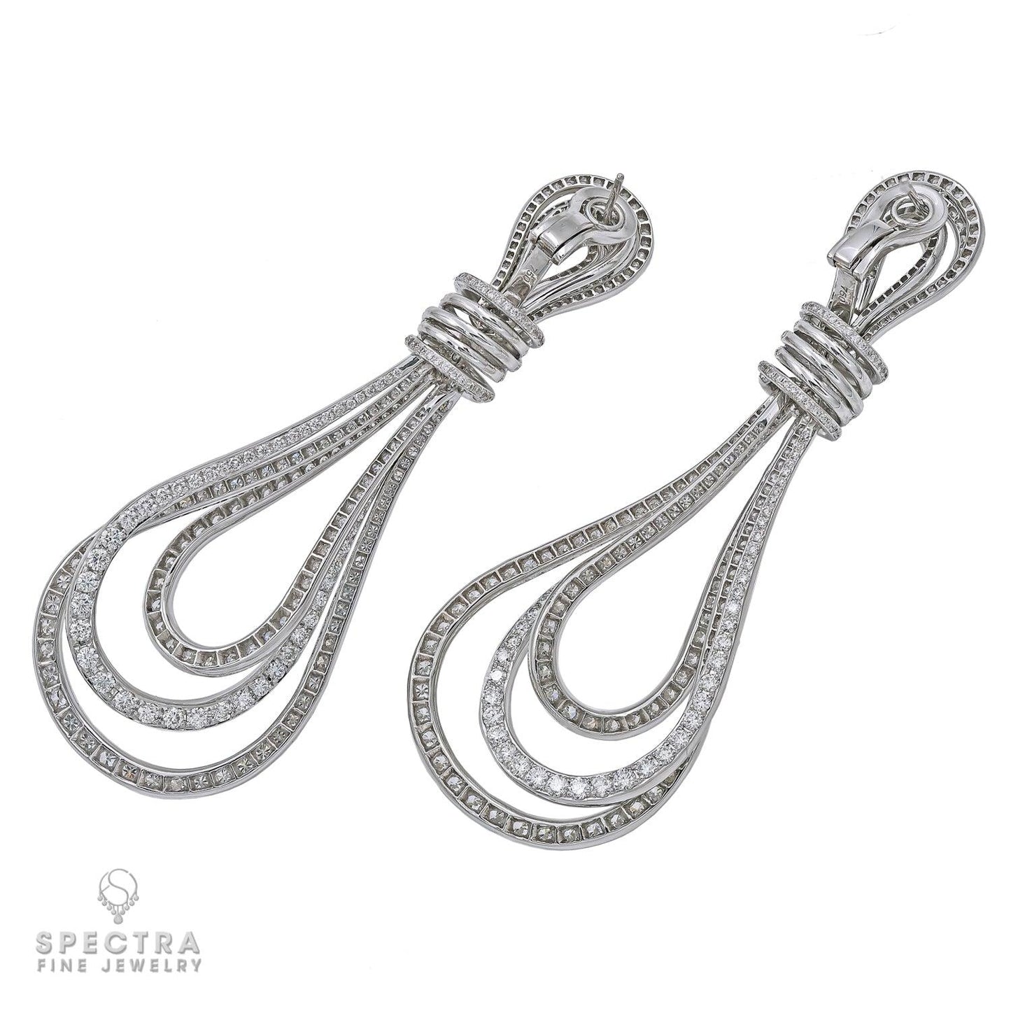 Spectra Fine Jewelry 13.92 cts. Large Rope Earrings