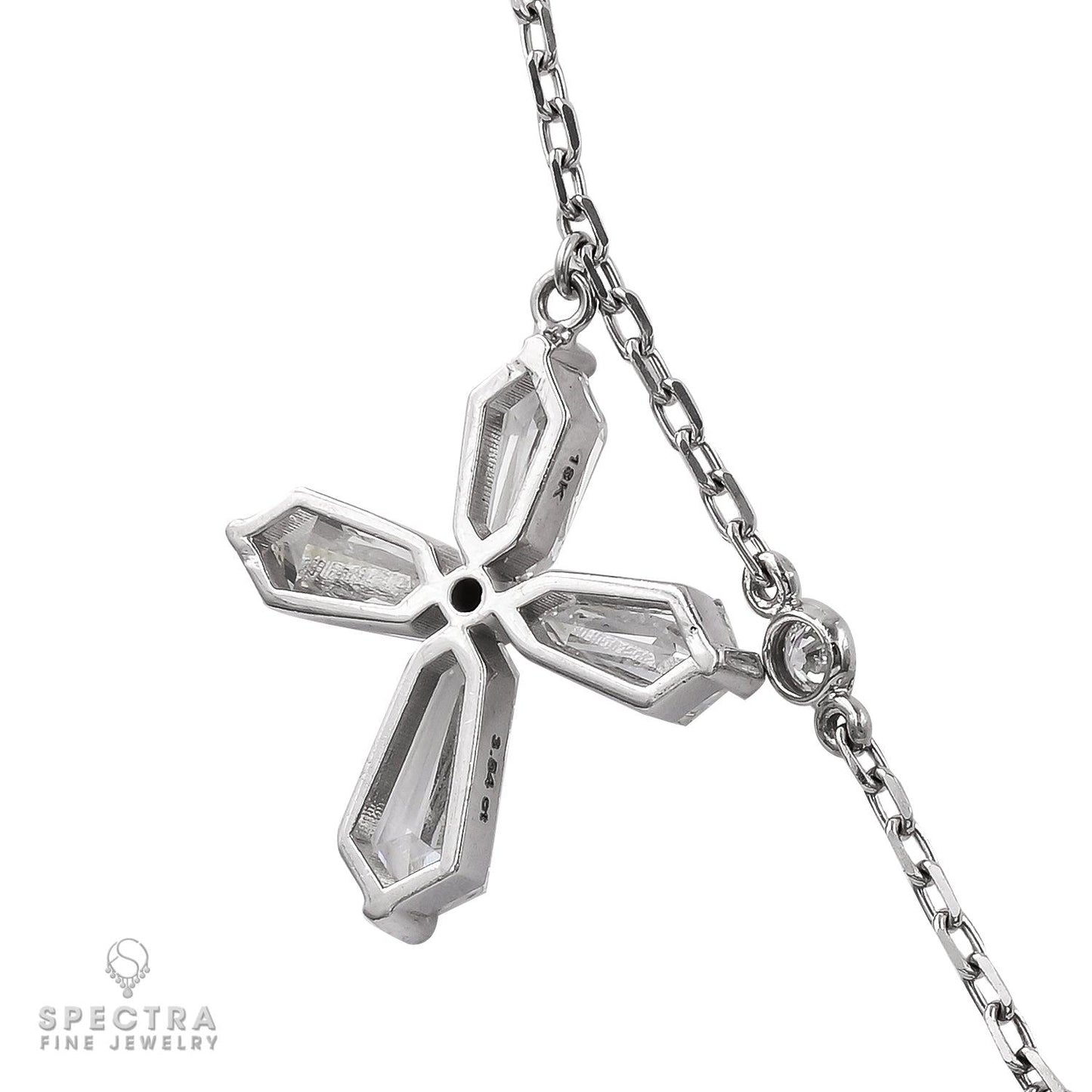 Spectra Fine Jewelry 18.16ct Diamond 5-Cross Necklace