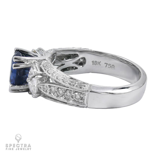 Spectra Fine Jewelry 2.01 ct.  Sapphire & Diamond Ring