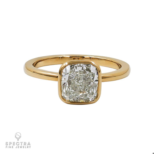 Spectra Fine Jewelry 2.04ct Cushion Diamond Solitaire Engagement Ring
