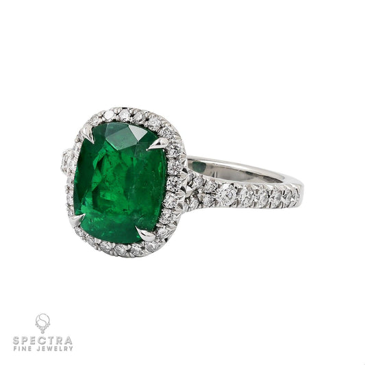 Spectra Fine Jewelry 2.26cts Emerald and Diamond Ring