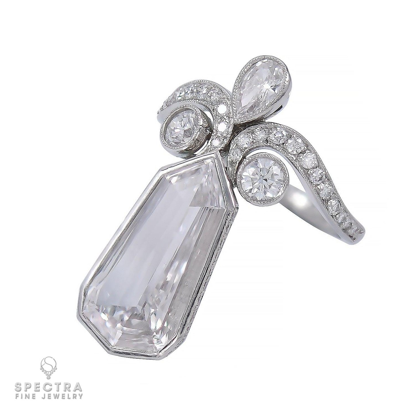 Spectra Fine Jewelry 3.12ct Kite Diamond Cocktail Engagement Ring