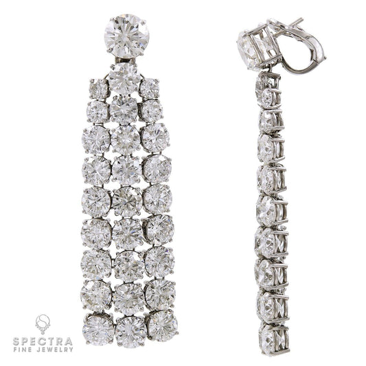Spectra Fine Jewelry 49.80 cts. Diamond Chandelier Earrings