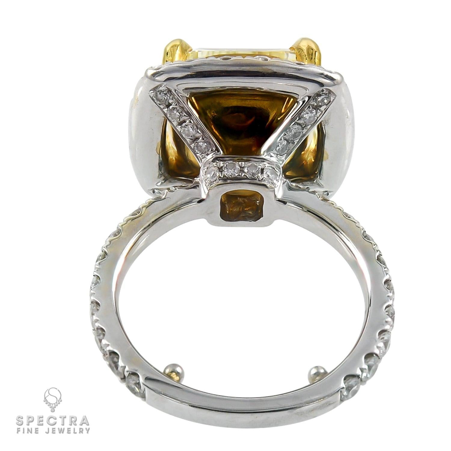 Spectra Fine Jewelry 5.72 ct. Fancy Yellow Diamond Ring