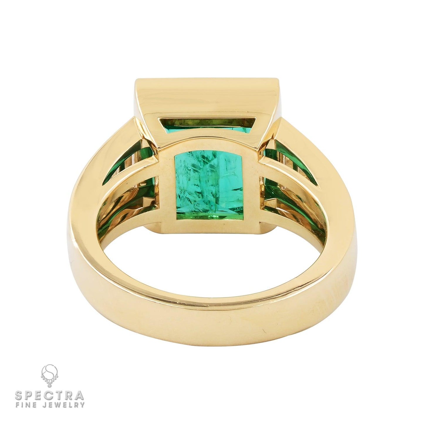 Spectra Fine Jewelry 6.77ct GIA Certified Colombian Emerald Ring