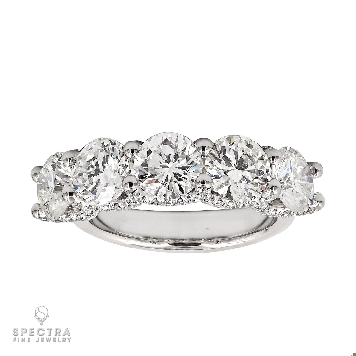 Spectra Fine Jewelry Contemporary 5-Stone Diamond Ring