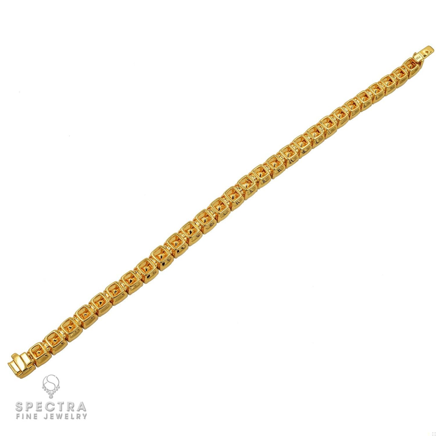 Spectra Fine Jewelry Cushion Cut Tennis Bracelet 32.94 ct