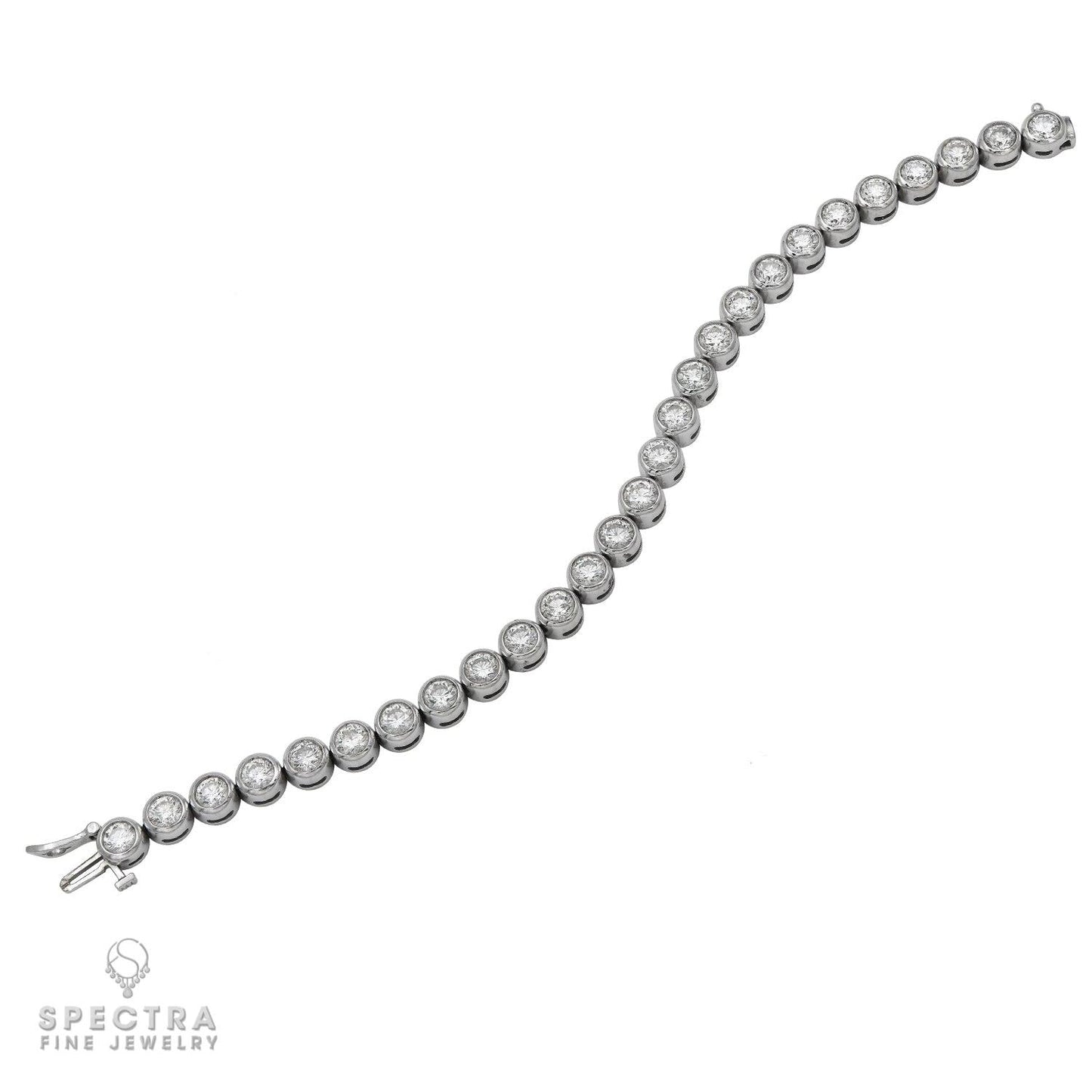 Spectra Fine Jewelry Diamond Bezel Tennis Bracelet 10.32ct
