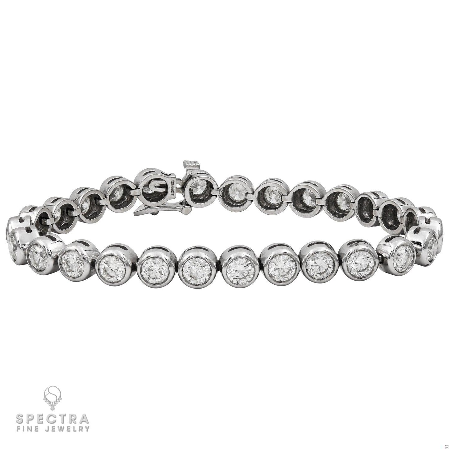 Spectra Fine Jewelry Diamond Bezel Tennis Bracelet 10.32ct