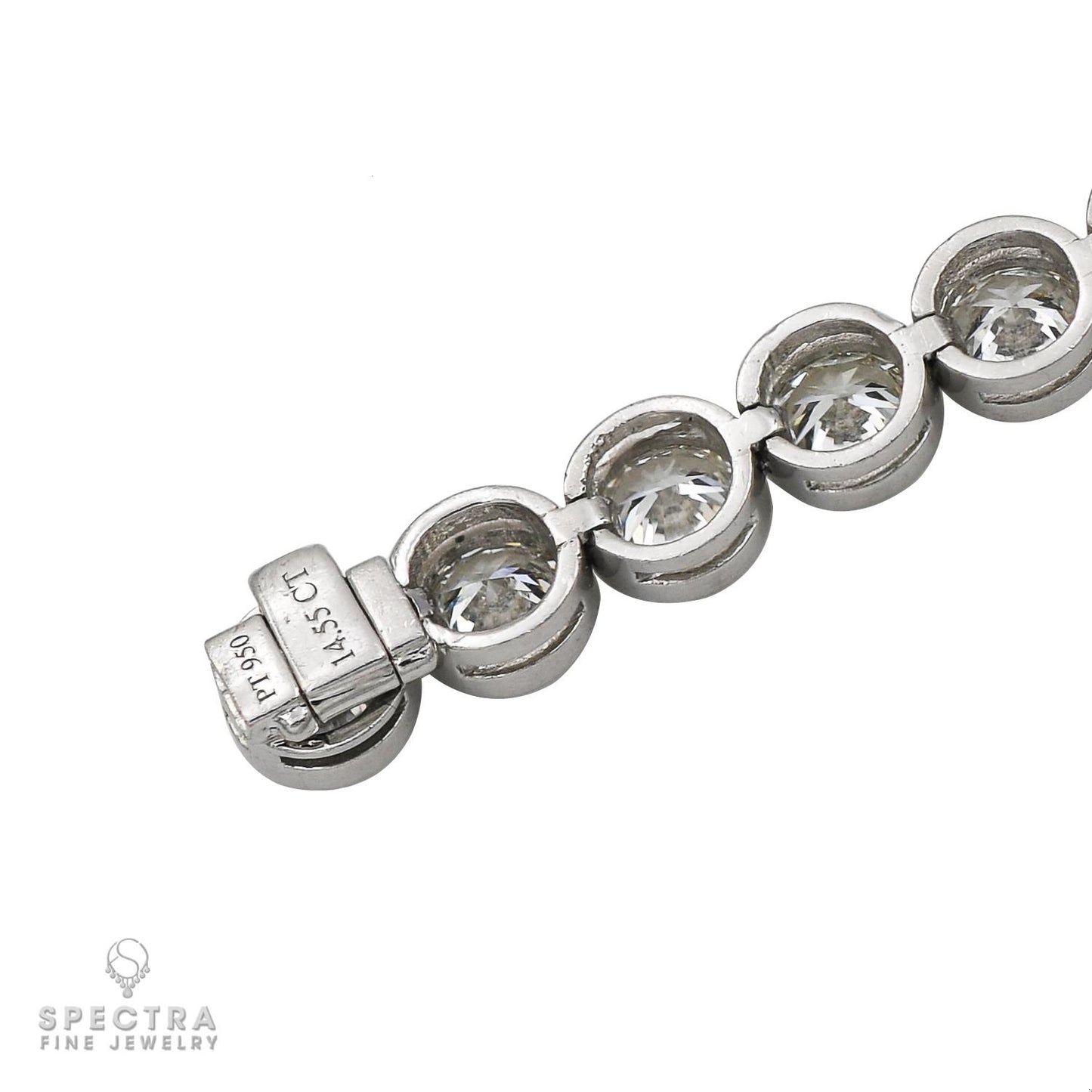 Spectra Fine Jewelry Diamond Bezel Tennis Bracelet 14.55ct