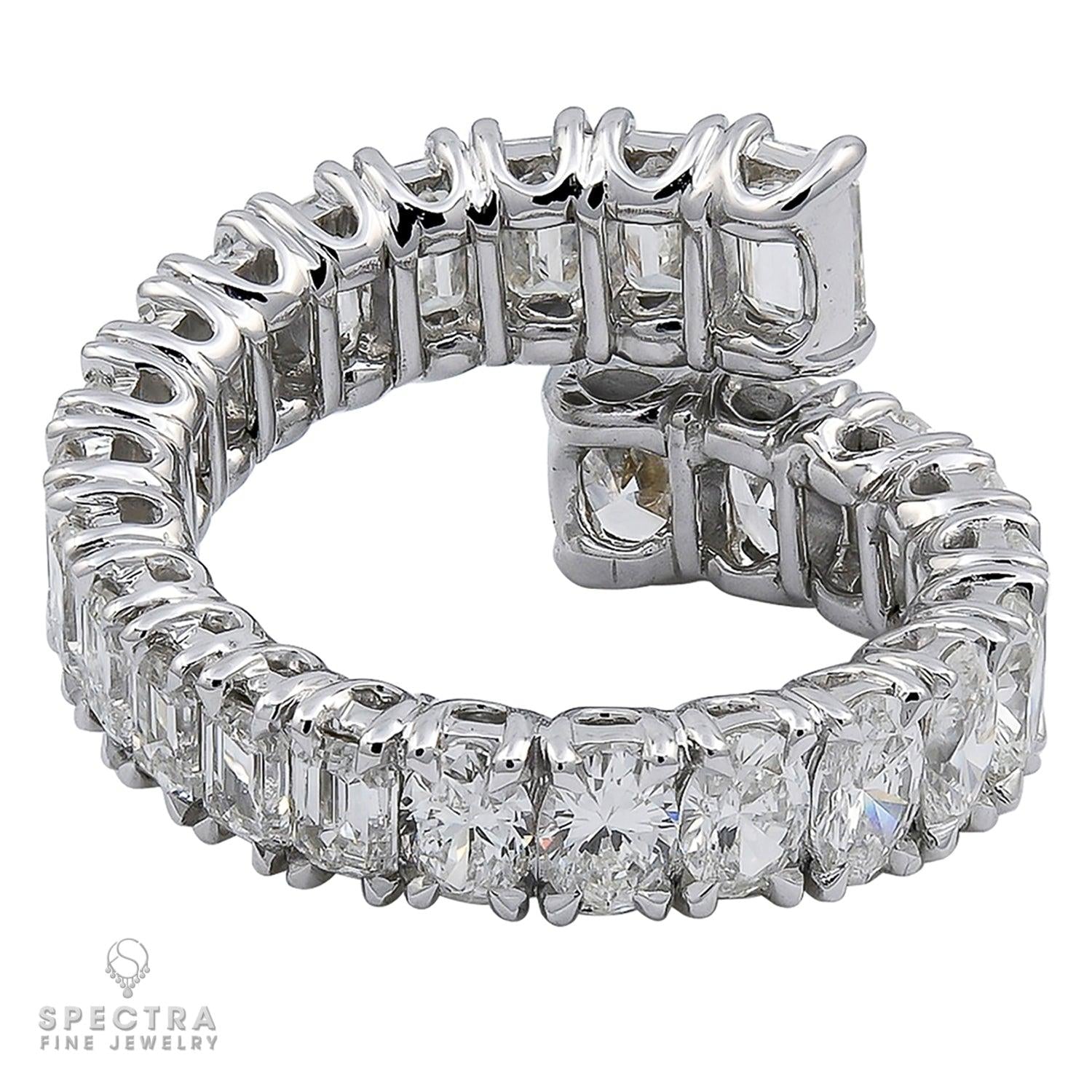 Spectra Fine Jewelry Diamond Eternity Band Bypass Ring