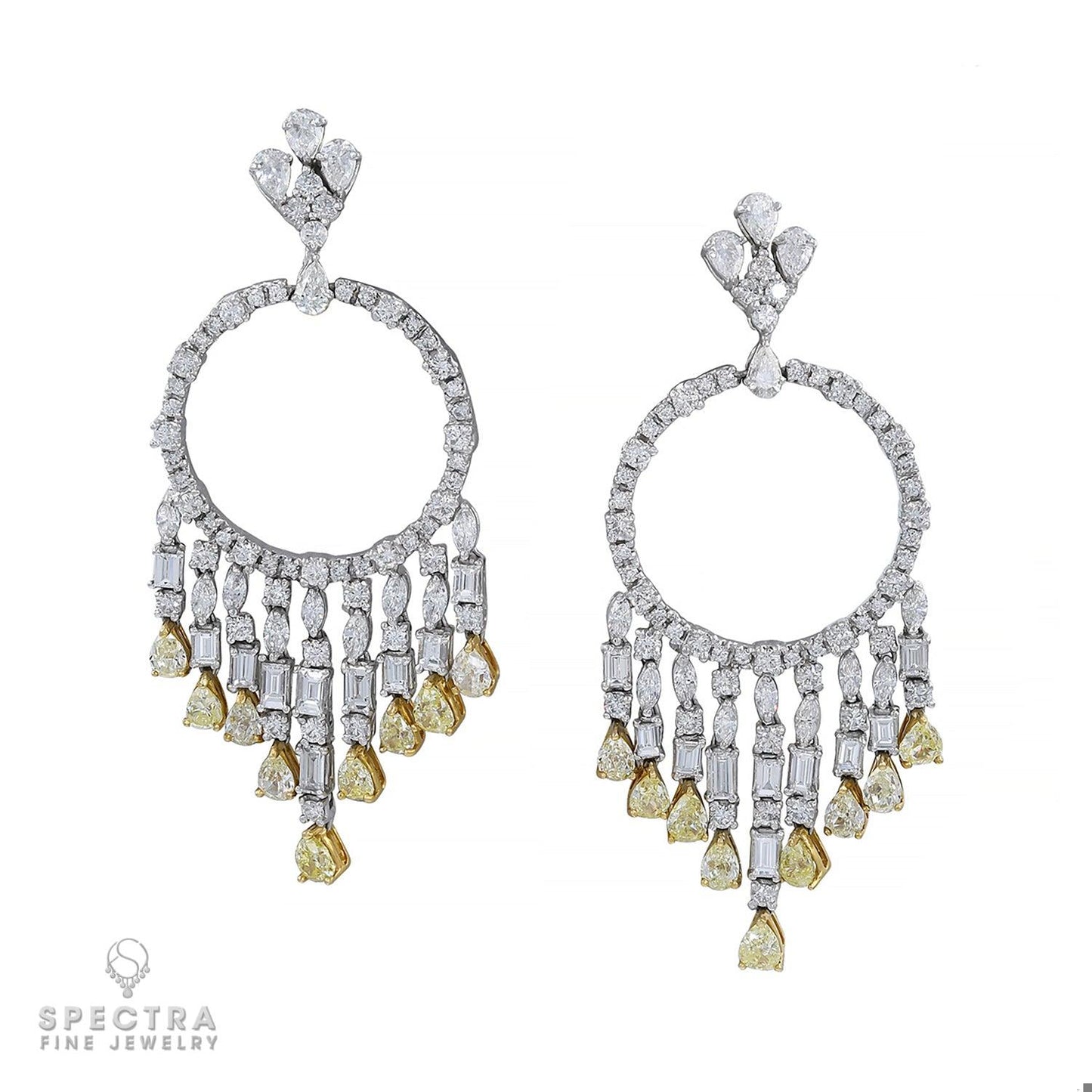 Spectra Fine Jewelry Diamond Fringe Chandelier Earrings