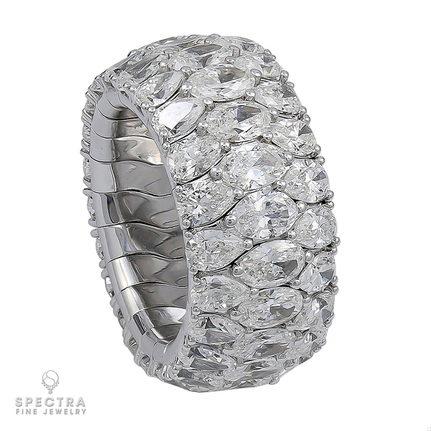 Spectra Fine Jewelry Flexible Expandable Eternity Band Ring
