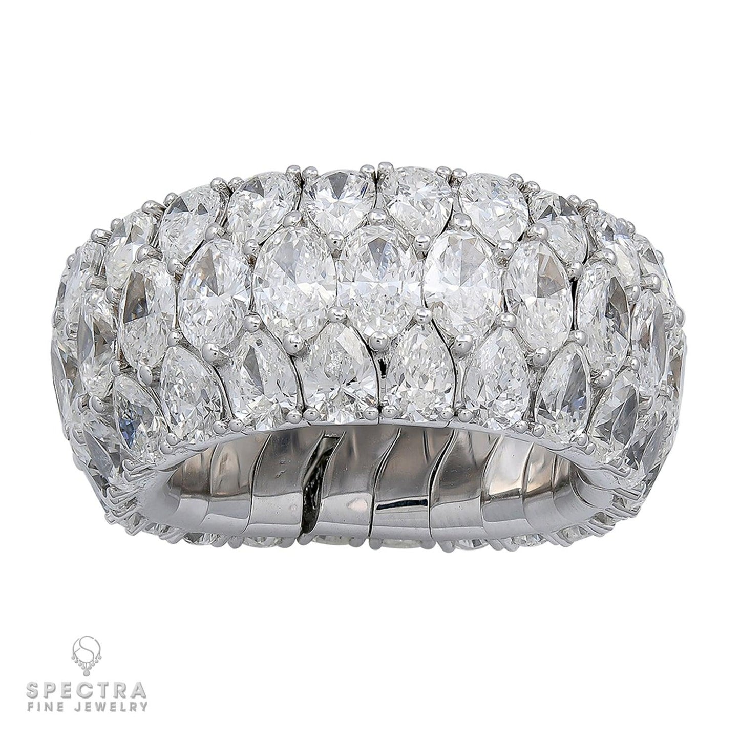 Spectra Fine Jewelry Flexible Expandable Eternity Band Ring