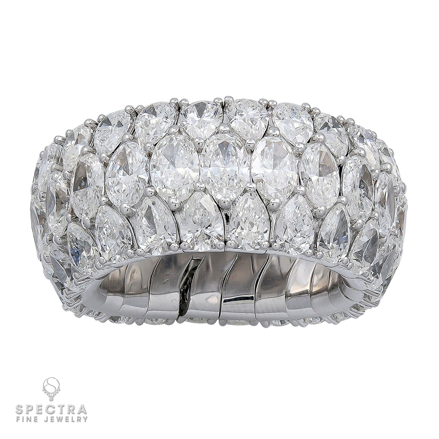 Spectra Fine Jewelry Flexible Expandable Eternity Band Ring