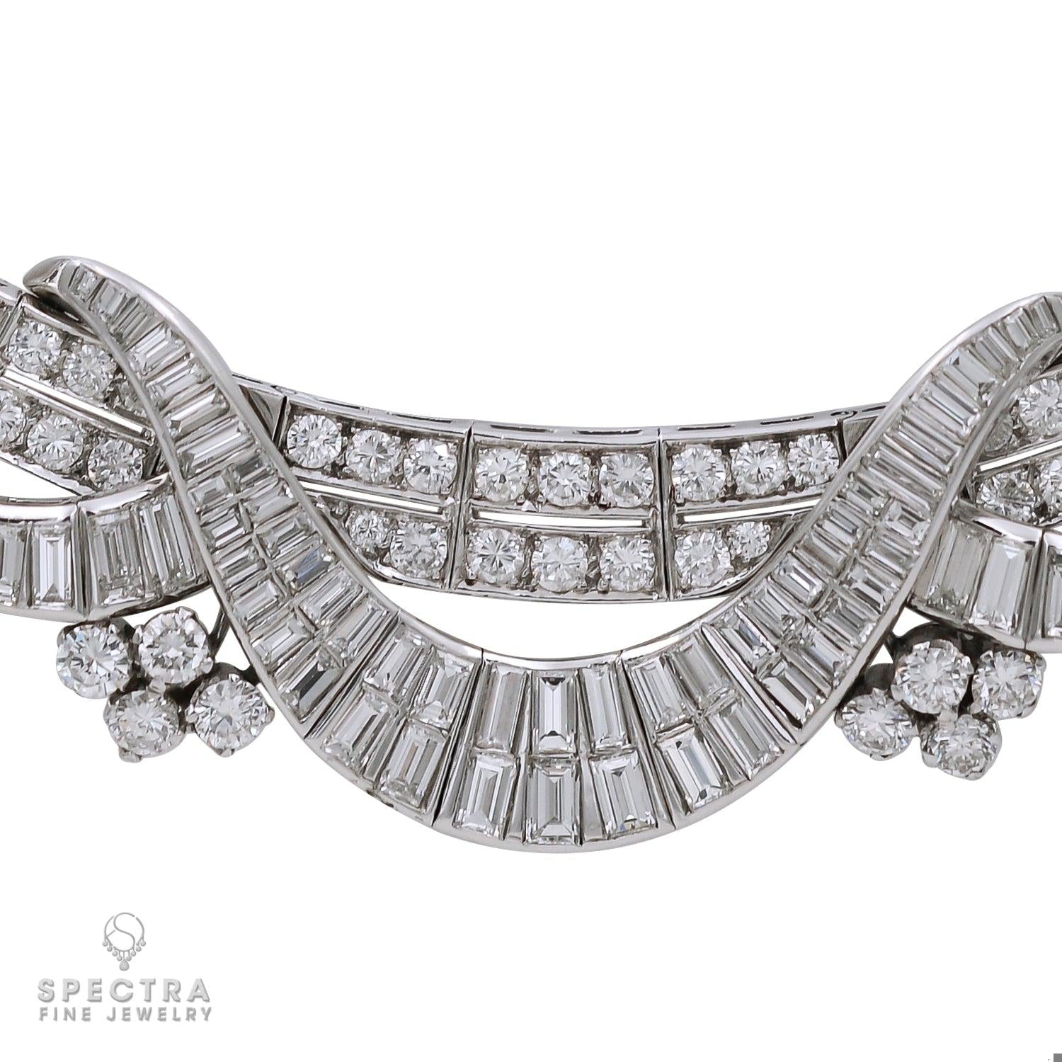 Vintage 32.50 cts. Diamond Necklace in Platinum