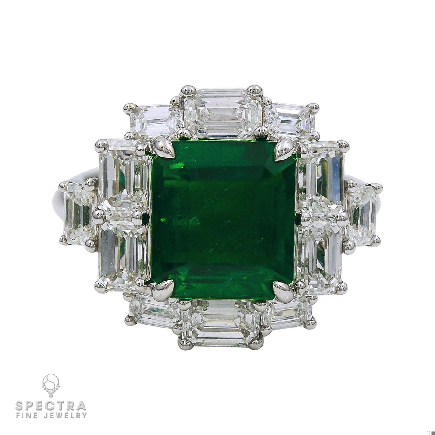 Zambian Emerald Diamond Suite: Luxury Jewelry Collection