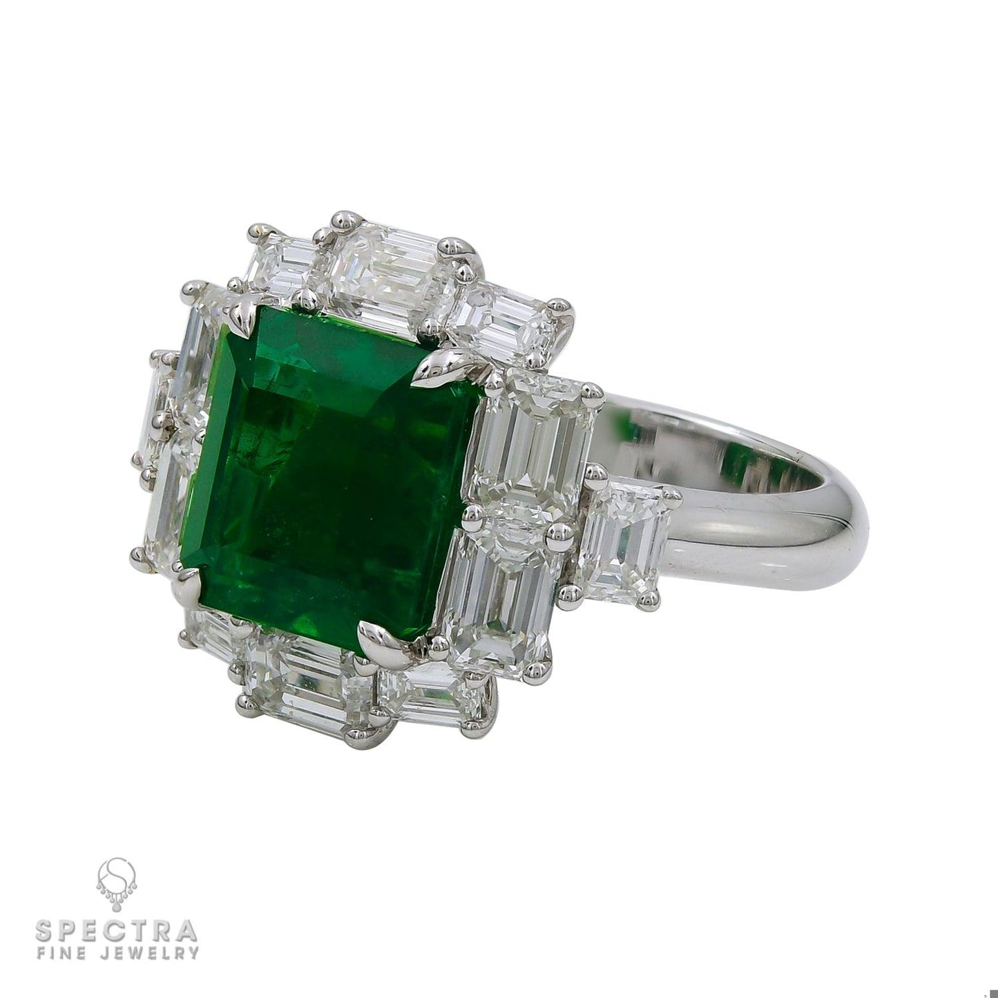 Zambian Emerald Diamond Suite: Luxury Jewelry Collection