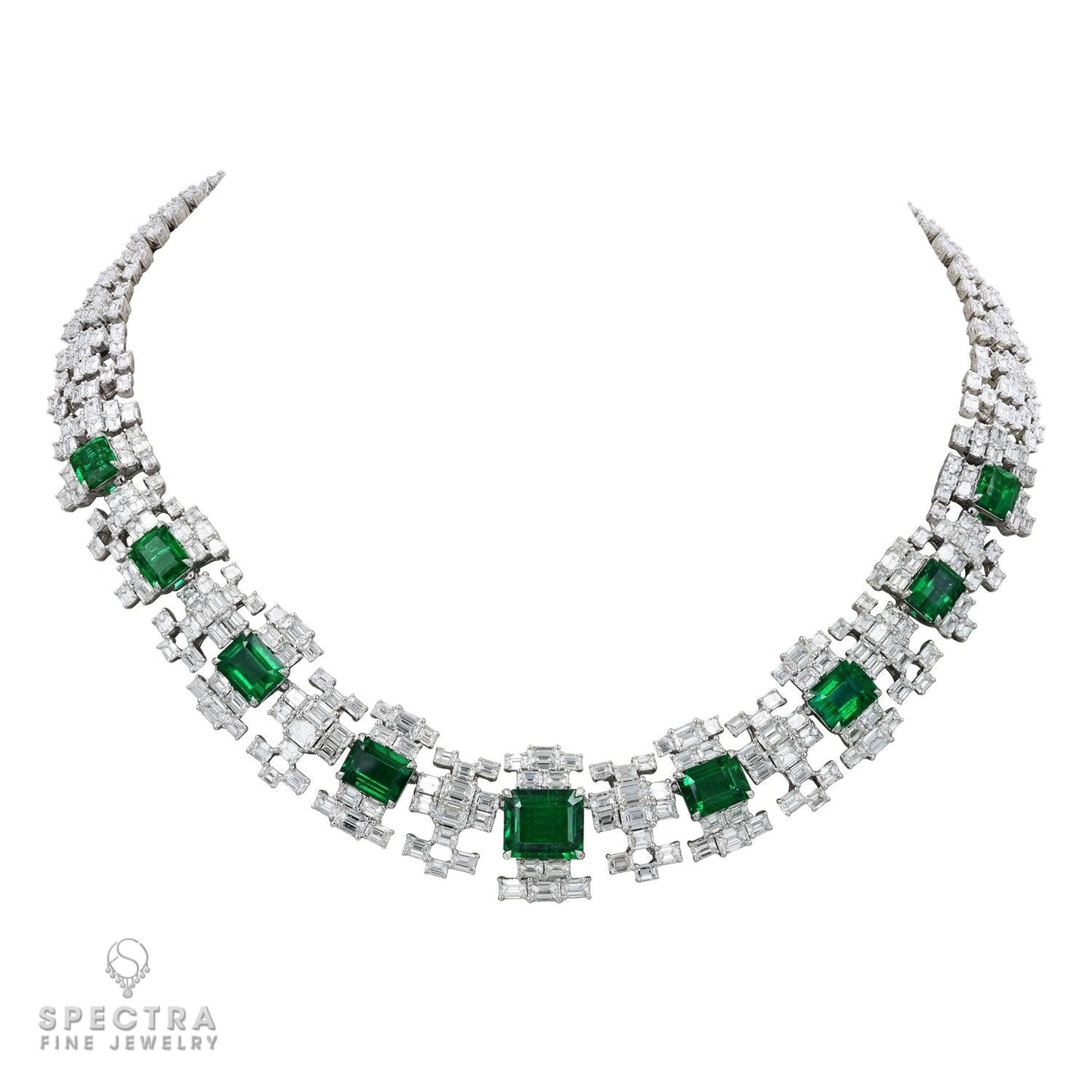 Zambian Emerald Diamond Suite: Luxury Jewelry Collection