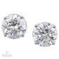Spectra Fine Jewelry 2.01ct Total Round Diamond Stud Earrings