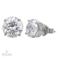 Spectra Fine Jewelry 2.01ct Total Round Diamond Stud Earrings