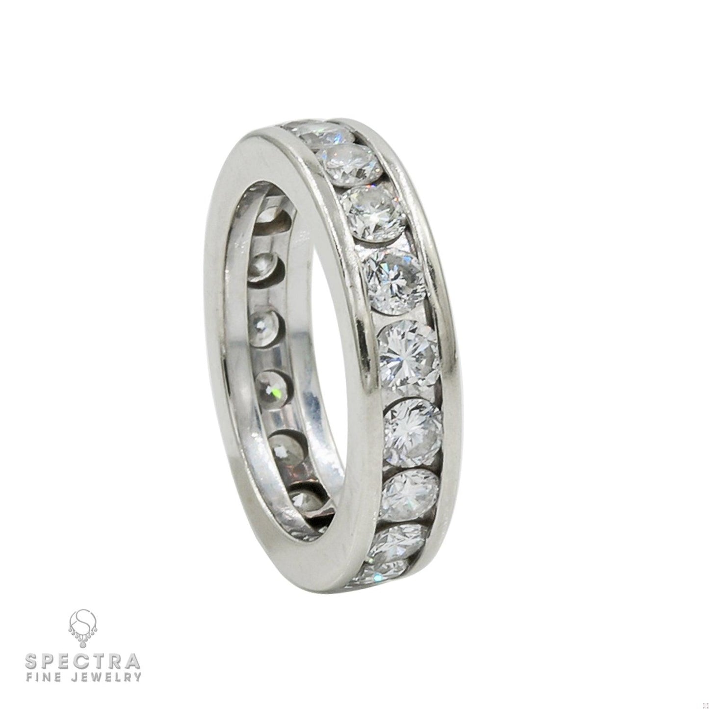 2.47ct Platinum Wedding Band Ring