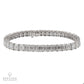 29.28 Carats Emerald Cut Diamond Tennis Bracelet by Spectra Fine Jewelry