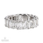 5.60cts of Radiant KWIAT Ashoka-cut Eternity Wedding Ring