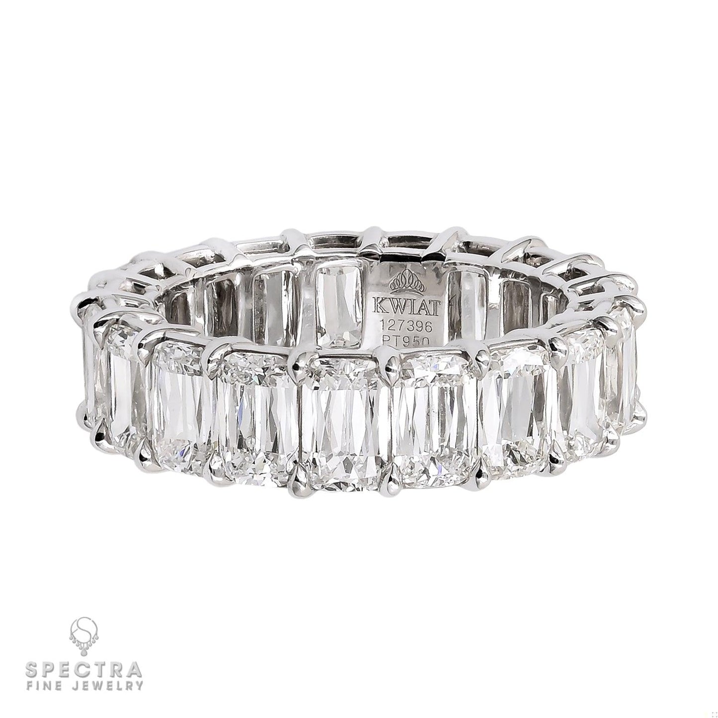 5.60cts of Radiant KWIAT Ashoka-cut Eternity Wedding Ring