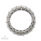 5.60cts of Radiant KWIAT Ashoka-cut Eternity Wedding Ring